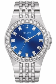 Bulova 96A254 Crystal Mens Quartz Watch