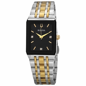 Bulova 98D154 Quadra Mens Quartz Watch