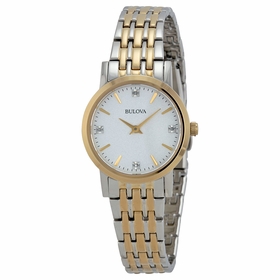 Bulova 98P115 Casual Diamond Ladies Quartz Watch