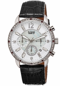 Burgi BUR089BK  Ladies Chronograph Quartz Watch