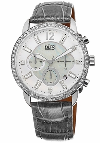 Burgi BUR089GY  Ladies Chronograph Quartz Watch