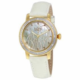 Burgi BUR096YGW Pattern Ladies Quartz Watch