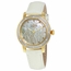 Burgi BUR096YGW Pattern Ladies Quartz Watch