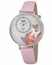Burgi BUR158PK Crystal Butterflies Ladies Quartz Watch