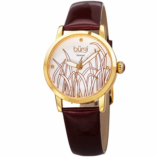 Burgi BUR173BUR Pattern Ladies Quartz Watch