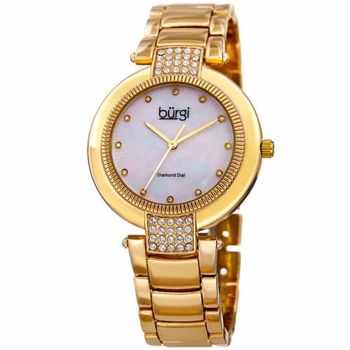 Burgi BUR181YG  Ladies Quartz Watch
