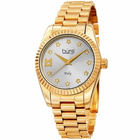 Burgi BUR194YG Designer Ladies Quartz Watch