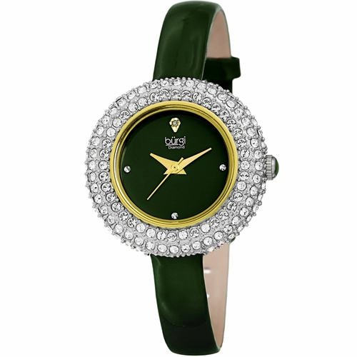 Burgi BUR195GN  Ladies Quartz Watch