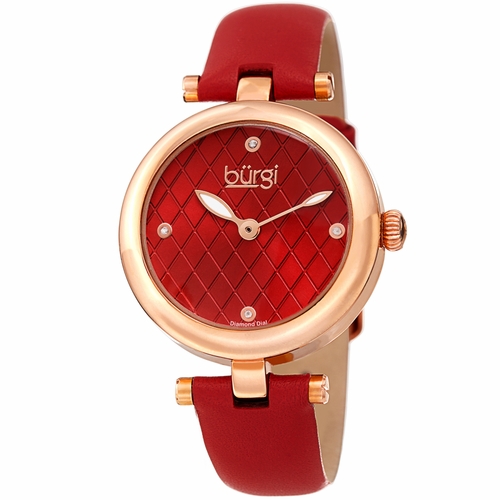 Burgi BUR196RD  Ladies Quartz Watch