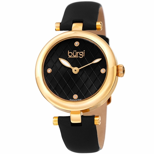 Burgi BUR196YGB  Ladies Quartz Watch