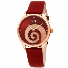 Burgi BUR201RGR Swirl Ladies Quartz Watch