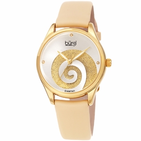 Burgi BUR201YG Swirl Ladies Quartz Watch