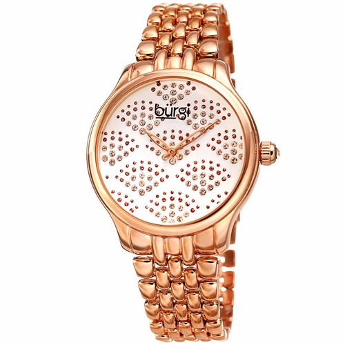 Burgi BUR205RG Pebble Style Ladies Quartz Watch