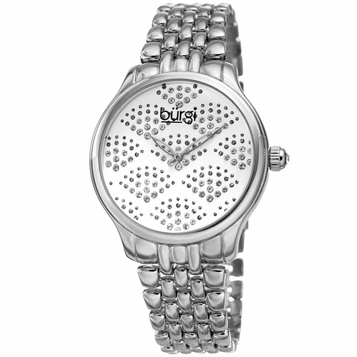 Burgi BUR205SS Pebble Style Ladies Quartz Watch