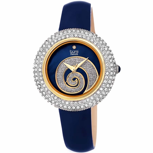 Burgi BUR209BU Swirl Ladies Quartz Watch