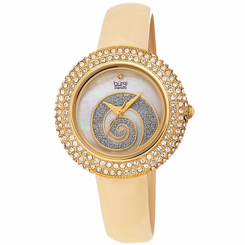 Burgi BUR209YG Swirl Ladies Quartz Watch