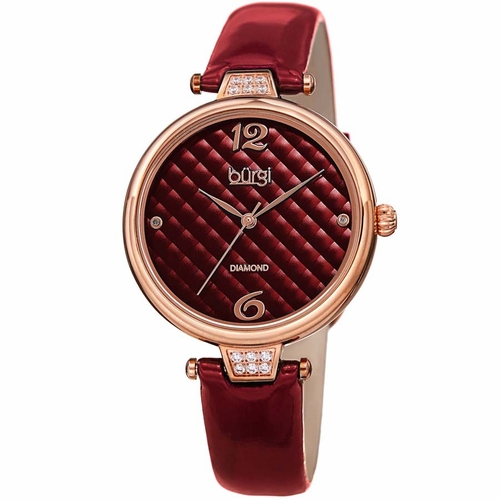 Burgi BUR222RD Argyle Style Ladies Quartz Watch