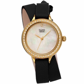 Burgi BUR224BK Diamond Ladies Quartz Watch