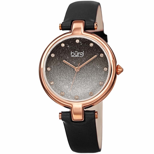Burgi BUR225BK  Ladies Quartz Watch