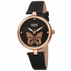 Burgi BUR233RGBK Pretty Butterfly Ladies Quartz Watch