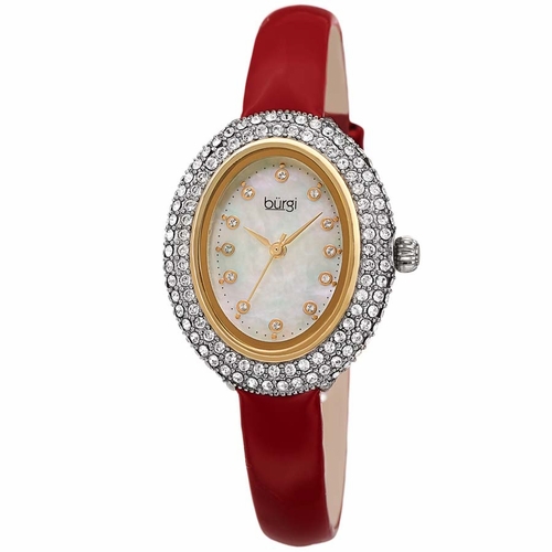 Burgi BUR234RD Crystal Ladies Quartz Watch