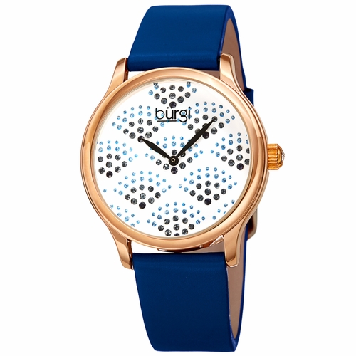 Burgi BUR238BU Pebble Style Ladies Quartz Watch
