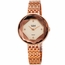 Burgi BUR253RG Faceted Crystal Bezel Ladies Quartz Watch