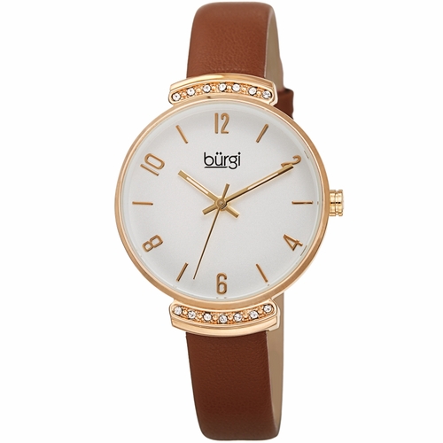 Burgi BUR254BR  Ladies Quartz Watch