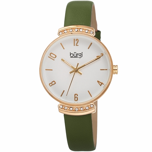 Burgi BUR254GN  Ladies Quartz Watch