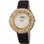 Burgi BUR255BK Twisted Bezel Ladies Quartz Watch