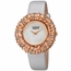 Burgi BUR255GY Twisted Bezel Ladies Quartz Watch
