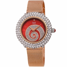 Burgi BUR259RGR Swirl Ladies Quartz Watch