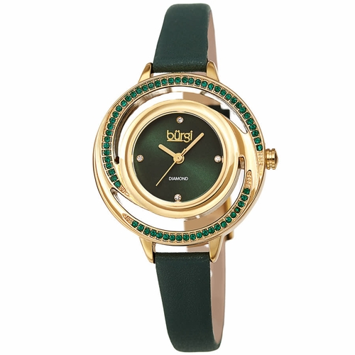 Burgi BUR261GN  Ladies Quartz Watch