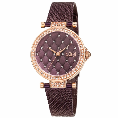 Burgi BUR263PU Argyle Style Ladies Quartz Watch