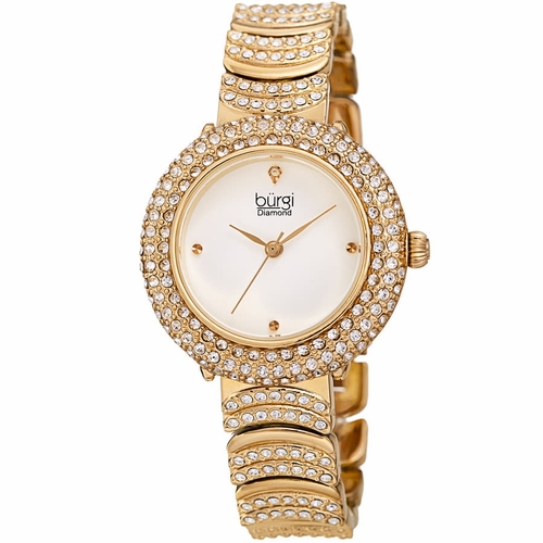 Burgi BUR266YG  Ladies Quartz Watch