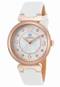 Cabochon CABOCHON-16561-RG-02-WHS Saga Ladies Quartz Watch