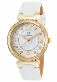 Cabochon CABOCHON-16561-YG-02-WHS Saga Ladies Quartz Watch