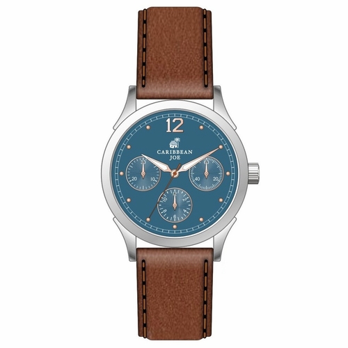 Caribbean Joe CJ7131SLBU Men's Sports Mens Chronograph Quartz Watch