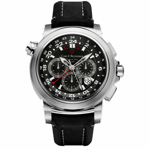 Carl F. Bucherer 00.10620.08.33.01 Patravi Traveltec Mens Chronograph Automatic Watch