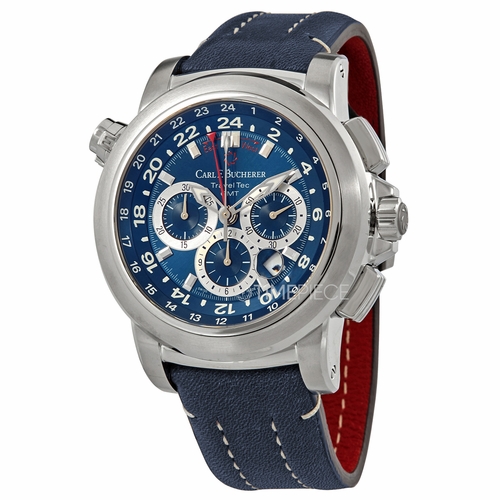 Carl F. Bucherer 00.10620.08.53.01 Patravi TravelTec Mens Chronograph Automatic Watch