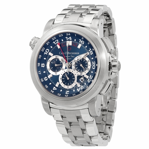 Carl F. Bucherer 00.10620.08.53.21 Patravi TravelTec Mens Chronograph Automatic Watch