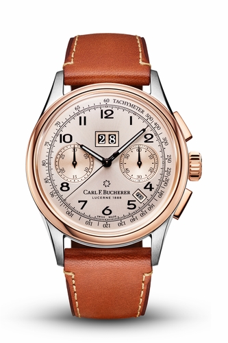 Carl F. Bucherer 00.10803.07.42.01 Heritage BiCompax Annual  Chronograph Automatic Watch