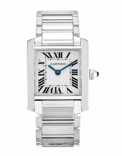 Cartier W50012S3 Tank Francaise Ladies Quartz Watch