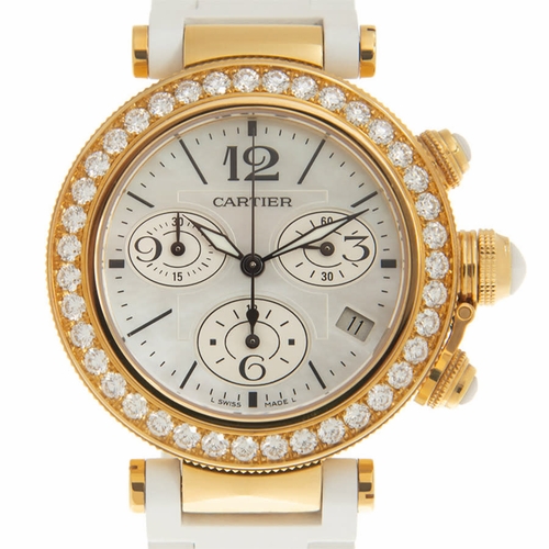 Cartier WJ130009 Pasha de Cartier Ladies Chronograph Quartz Watch