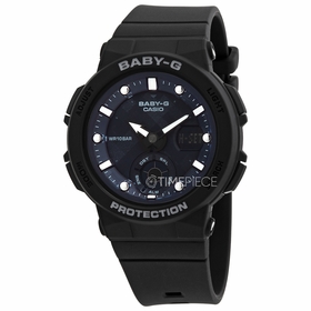 Casio BGA-250-1ADR Baby-G Traveler Ladies Quartz Watch