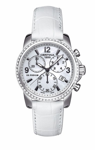 Certina C0012171611710 DS Podium Ladies Chronograph Quartz Watch