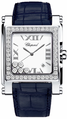 Chopard 28/8448-2001 Happy Sport Square Ladies Quartz Watch