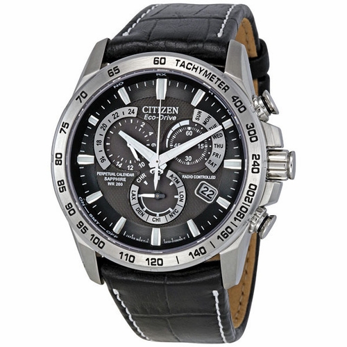 Citizen AT4000-02E Perpetual Calendar Mens Chronograph Eco-Drive Watch