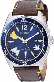 Citizen AW1599-00W Mickey Mouse Mens Eco-Drive Watch