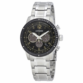 Citizen Eco-Drive Super Watch BM7470-84E Black Titanium Dial Mens